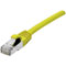 Cordon RJ45 Cat6 F/UTP PVC jaune certif GRS - 0,3m