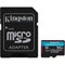 KINGSTON Canvas Go! Plus microSDXC - 64Go + Adaptateur SD