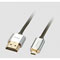 Câble HDMI 2.0 Slim Ethernet type A/D, 2m