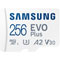 SAMSUNG EVO Plus microSDXC UHS-I - 256Go + Adaptateur SD