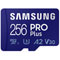 SAMSUNG PRO Plus microSDXC UHS-I - 256Go + Adaptateur SD