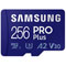 SAMSUNG PRO Plus MicroSDCX - 256Go + lecteur microSD