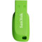 SANDISK Cruzer Blade USB 2.0 - 16 Go/ Vert électrique