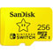 Sandisk MicroSDXC UHS-I U3 - 256Go / Pour Nintendo Switch