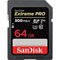 Sandisk Extreme Pro SDHC UHS-I II U3 Class10 - 64Go