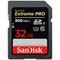 Sandisk Extreme PRO SDHC UHS-II U3 Class10 - 32Go