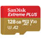 Sandisk Extreme PLUS microSDXC UHS-I - 128Go + Adapt SD