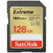 Sandisk Extreme PLUS SDXC UHS-I U3 / Class10 - 128Go