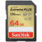 Sandisk Extreme PLUS SDXC UHS-I U3 / Class10 - 64Go
