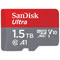 Sandisk Ultra microSDXC UHS-I - 1.5To + Adaptateur SD