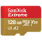 Sandisk Extreme microSDXC UHS-I - 128Go + Adaptateur SD