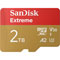 Sandisk Extreme microSDXC UHS-I - 2To + Adaptateur SD