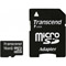 TRANSCEND Micro SDHC 16 Go Class 10 + Adaptateur SD