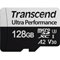 TRANSCEND 340S microSDXC UHS-I U3 A2 - 128Go + adaptateur SD