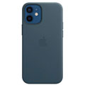Photos Coque Cuir MagSafe pour Iphone 12 mini - Bleu