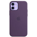 Photos Silicone Case MagSafe pour iPhone 12 mini - Violet