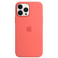 Photos Coque silicone MagSafe iPhone 13 Pro Max - Pomelo