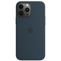 Photos Coque silicone MagSafe iPhone 13 Pro Max - Bleu A.
