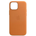 Photos Coque cuir MagSafe pour iPhone 13 mini - Ocre