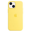 Photos Coque silicone MagSafe iPhone 13 mini - Jaune