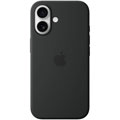 Photos Coque silicone avec MagSafe pour iPhone 16 - Noir