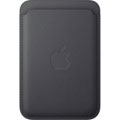 Photos Porte-cartes tissage fin iPhone avec MagSafe Noir