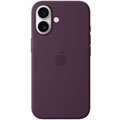 Photos Coque silicone avec MagSafe iPhone 16 - Prune