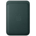 Photos Porte-cartes tissage fin iPhone MagSafe Vert foncé