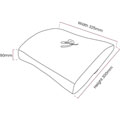 Lumbar - Coussin Lombaire en Velours Noir