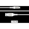 Photos Force Power Lite USB A / micro USB - 2m / Blanc