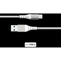 Photos Force Power Lite USB A / USB C - 1.2m / Blanc