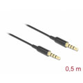 Photos Câble audio jack 3,5 mm M/M Ultra Slim 0,5 m