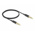 Câble audio jack 3,5 mm M/M Ultra Slim 0,5 m