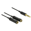 Adaptateur jack 3,5 mm vers 2 x jack femelles