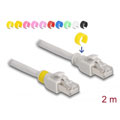 Photos Câble RJ45 Cat.6A S/FTP avec clips de couleur 2 m