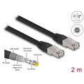 Photos Câble RJ45 Cat.6A S/FTP, extérieur 2 m