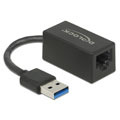 Photos Adaptateur USB Type-A à Gigabit LAN compact noir