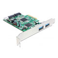 Photos Carte PCIe x4 vers 2x USB 10 Gbps + 2x SATA