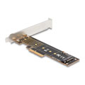 Carte PCIe x4 vers NVMe M.2 110 mm - profil bas
