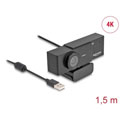 Webcam USB UHD 4K 30 Hz 110° avec trépied