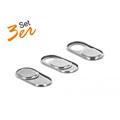 Photos 3x Couvre-webcam PC, tablette, smartphone - Argent