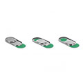 3x Couvre-webcam PC, tablette, smartphone - Argent