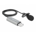 Microphone USB suspendu en lavallière