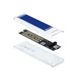 Boîtier USB-C transparent SSD M.2 NVMe
