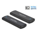 Photos Boîtier USB-C Combo pour M.2 NVMe PCIe ou SATA SSD