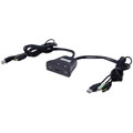 Photos KVM Switch HDMI/USB/HP Câbles intégrés 2 ports