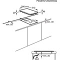 Table Domino Induction 30 cm 2 Feux 3200w Inox