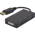 Convertisseur DisplayPort vers HDMI/VGA/DVI-D