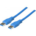 GENERIQUE Cordon USB3.0 A/A - 2m / Bleu
