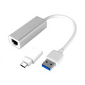 Photos Adapt. USB 3.1 métal Gigabit + convertisseur USB-C